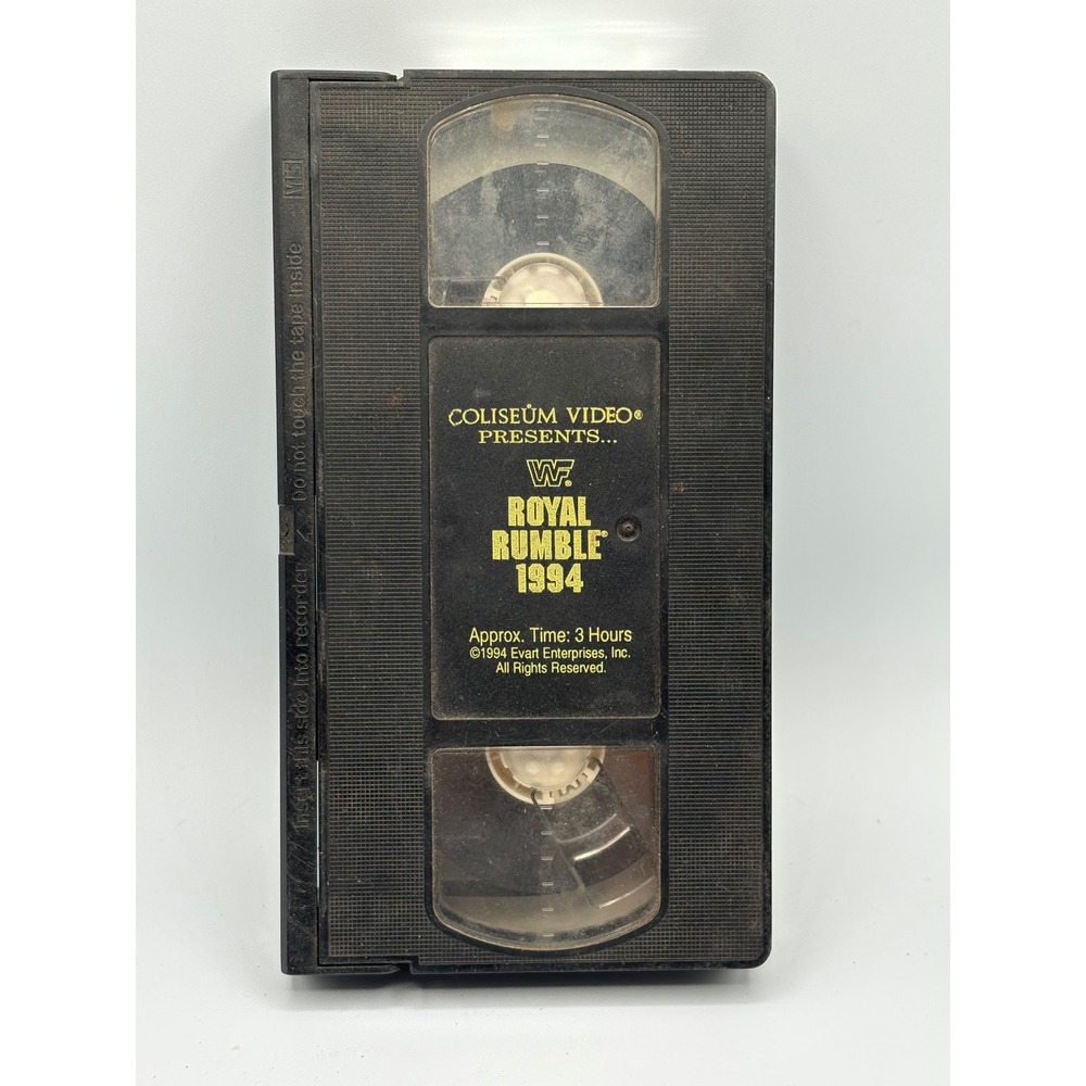 WWF Royal Rumble 1994 VHS Coliseum Video Wrestling Vintage Tape WWF Logo